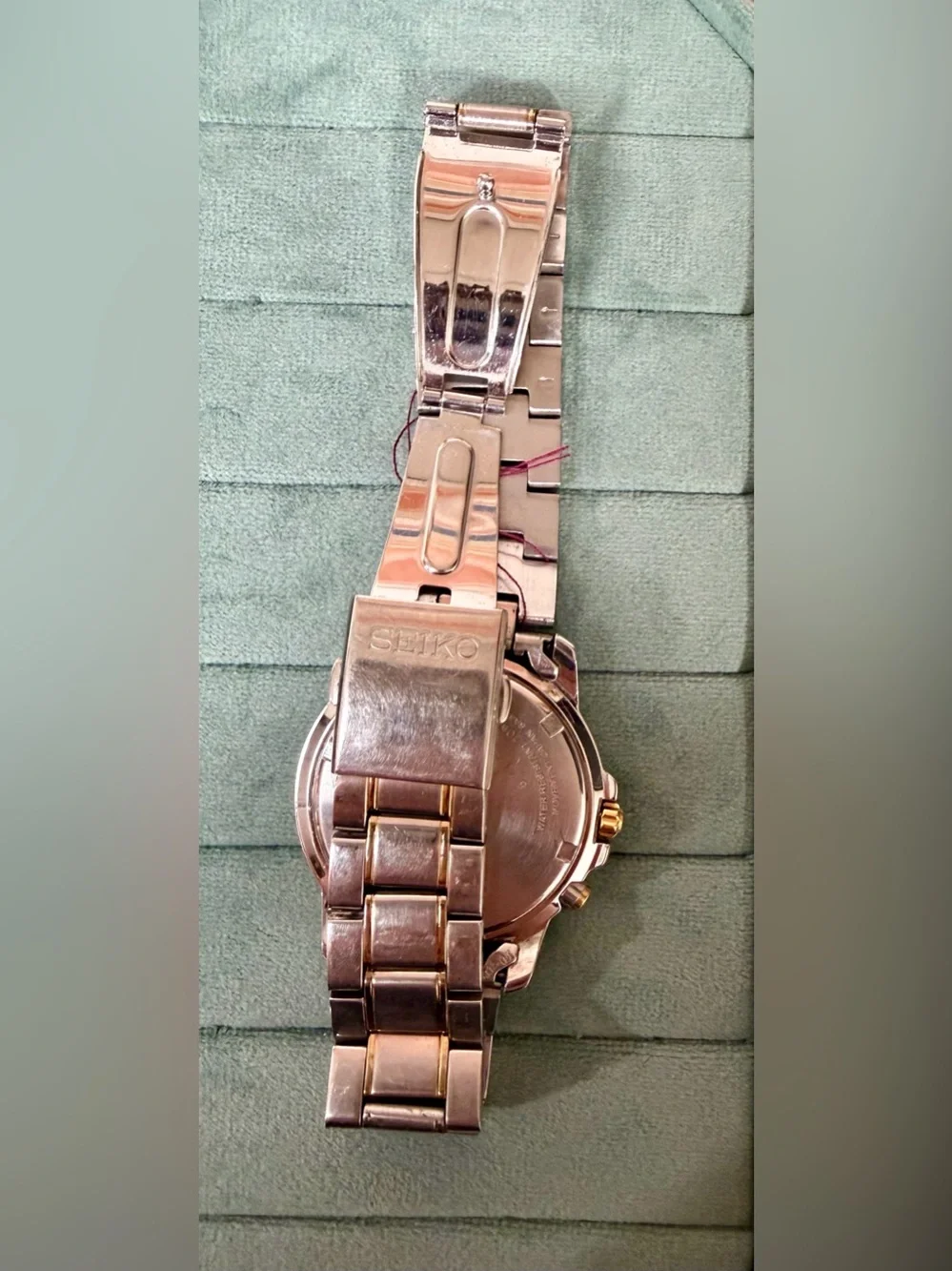 Seiko Blue Dial Two-Tone Men’s Watch